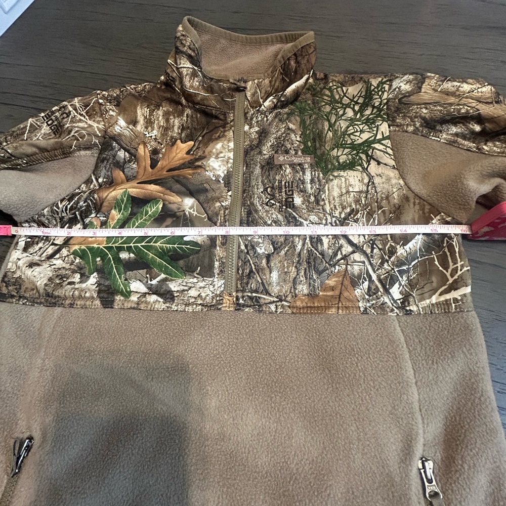 Columbia Kids Camouflage Fleece Jacket - Picture 6 of 7